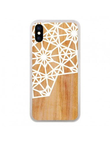 Coque iPhone X et XS Frozen Stars Etoile Bois Azteque Aztec Tribal - Jenny Mhairi