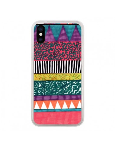 Coque iPhone X et XS Azteque Dessin - Kris Tate