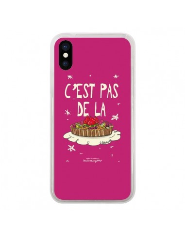 Coque iPhone X et XS C'est pas de la tarte - Leellouebrigitte