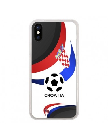 Coque iPhone X et XS Equipe Croatie Football - Madotta