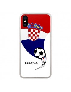 Coque iPhone X et XS Equipe Croatie Croatia Football -...