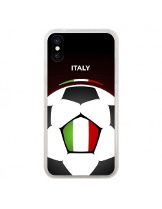 Coque iPhone X et XS Italie Ballon Football - Madotta