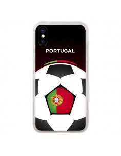 Coque iPhone X et XS Portugal Ballon Football - Madotta