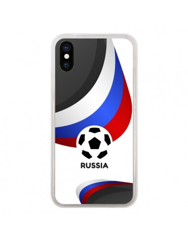 Coque iPhone X et XS Equipe Russie Football - Madotta