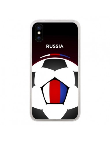 Coque iPhone X et XS Russie Ballon Football - Madotta