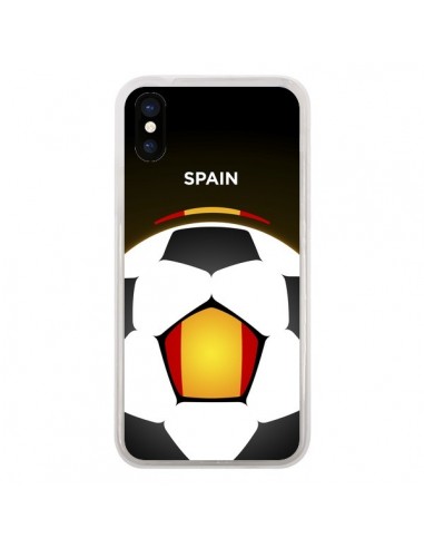 Coque iPhone X et XS Espagne Ballon Football - Madotta