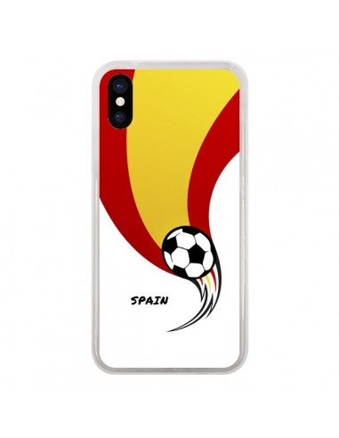 Coque iPhone X et XS Equipe Espagne Spain Football - Madotta