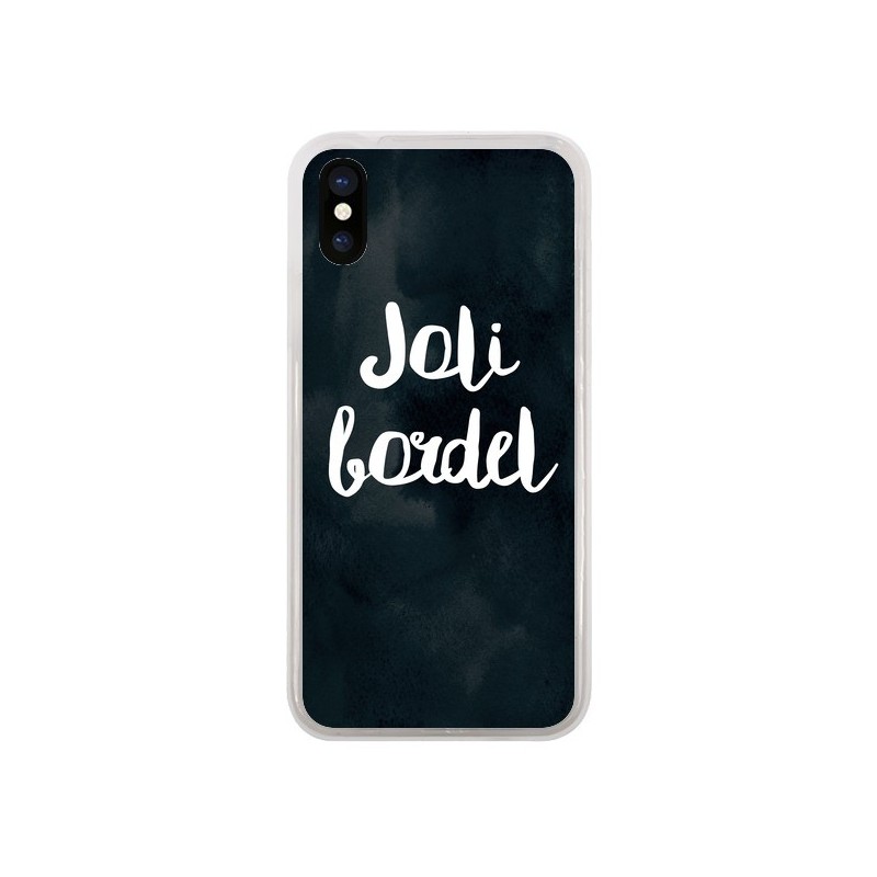 Coque iPhone X et XS Joli Bordel - Maryline Cazenave