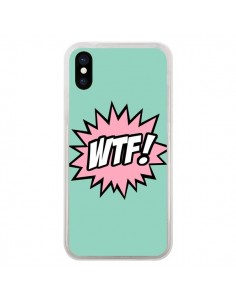 Coque iPhone X et XS WTF Bulles BD Comics - Maryline...