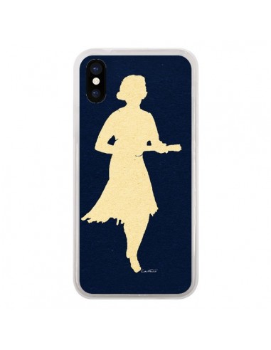 Coque iPhone X et XS Marilyn Ukulele Vintage - Magdalla Del Fresto