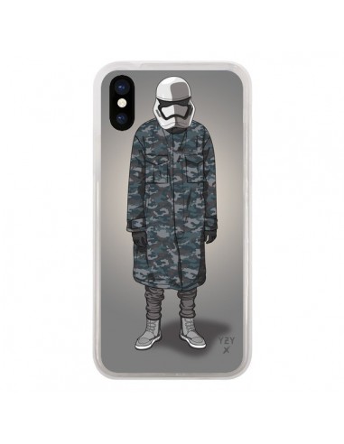 Coque iPhone X et XS White Trooper Soldat Yeezy - Mikadololo