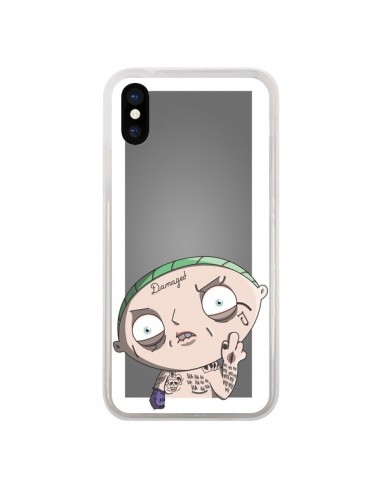 Coque iPhone X et XS Stewie Joker Suicide Squad - Mikadololo