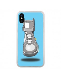 Coque iPhone X et XS Back to the future Chaussures -...
