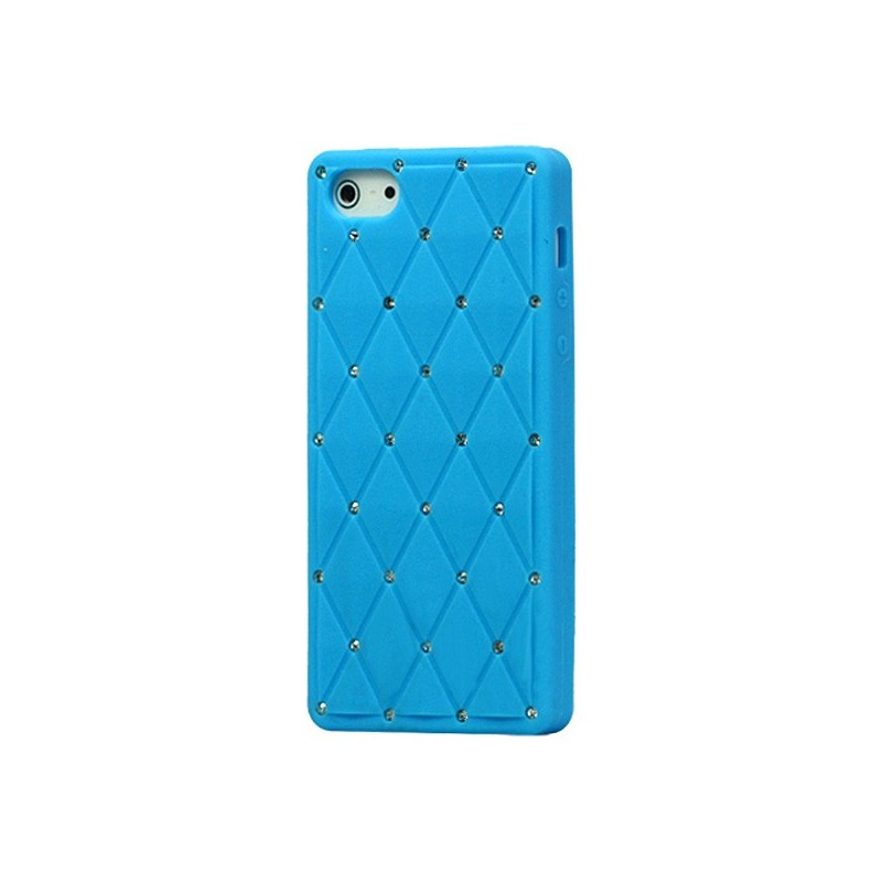 Coque Matelassée Strass pour iPhone 5