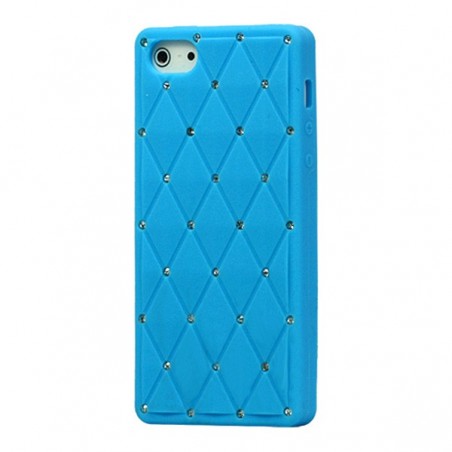 Coque Matelassée Strass pour iPhone 5