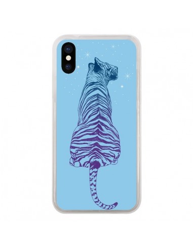 Coque iPhone X et XS Tiger Tigre Jungle - Rachel Caldwell