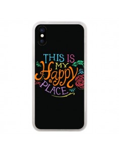 Coque iPhone X et XS This is my Happy Place - Rachel...