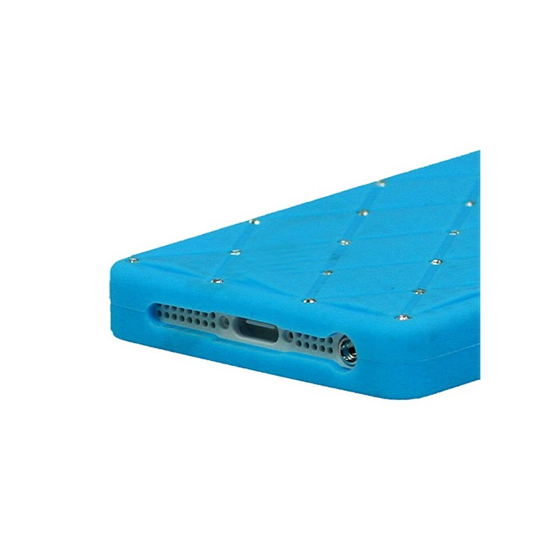 Coque Matelassée Strass pour iPhone 5