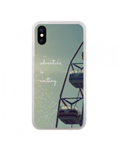 Coque iPhone X et XS Adventure is waiting Fête Forraine - R Delean