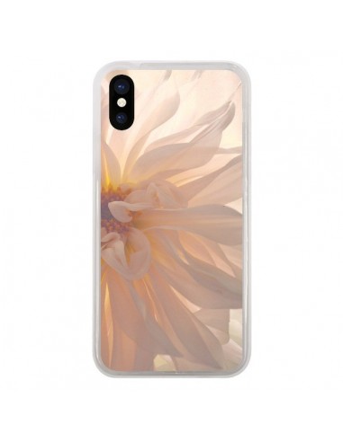 Coque iPhone X et XS Fleurs Rose - R Delean