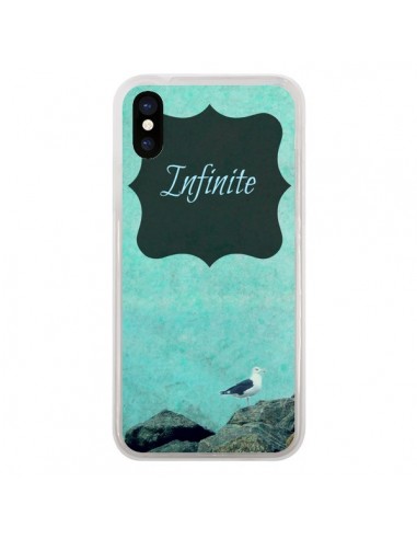 Coque iPhone X et XS Infinite Oiseau Bird - R Delean