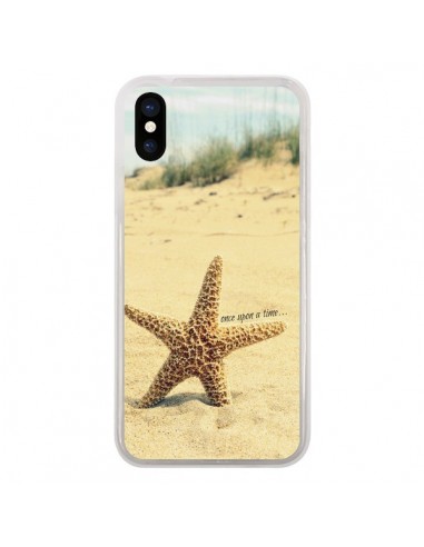 Coque iPhone X et XS Etoile de Mer Plage Beach Summer Ete - R Delean