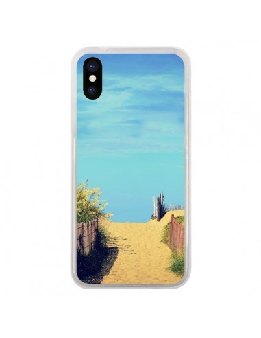 Coque iPhone X et XS Plage Beach Sand Sable - R Delean