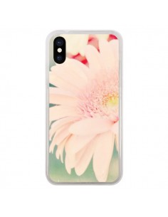 Coque iPhone X et XS Fleurs Roses magnifique - R Delean