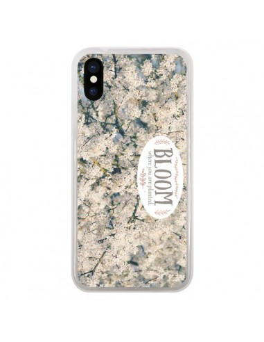 Coque iPhone X et XS Bloom Fleur Cerisier - R Delean