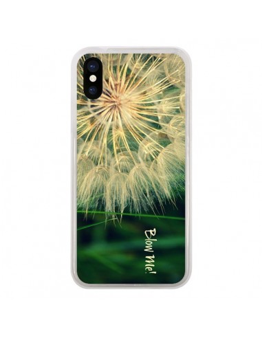 Coque iPhone X et XS Pissenlit Souffle - R Delean