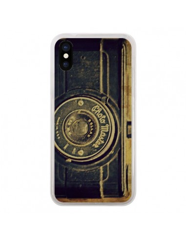 Coque iPhone X et XS Appareil Photo Vintage Vieux - R Delean