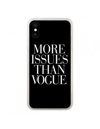 Coque iPhone X et XS More Issues Than Vogue - Rex Lambo