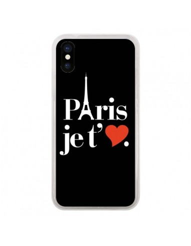 Coque iPhone X et XS Paris je t'aime - Rex Lambo
