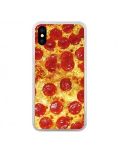 Coque iPhone X et XS Pizza Pepperoni - Rex Lambo