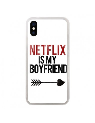 Coque iPhone X et XS Netflix is my Boyfriend - Rex Lambo