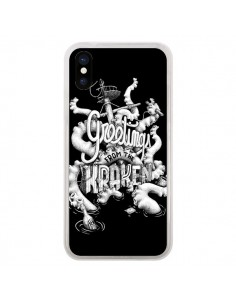 Coque iPhone X et XS Greetings from the kraken Tentacules...