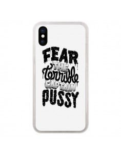 Coque iPhone X et XS Fear the terrible captain pussy -...