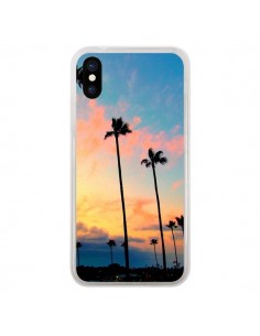 Coque iPhone X et XS California Californie USA Palmiers -...