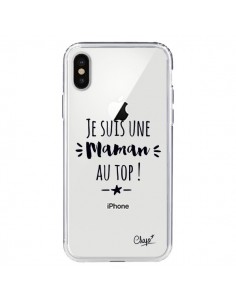 Coque iPhone X et XS Je suis une Maman au Top...
