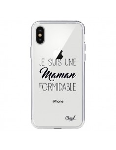Coque iPhone X et XS Je suis une Maman Formidable...