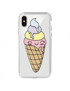 Coque iPhone X et XS Ice Cream Glace Summer Ete Parfum...