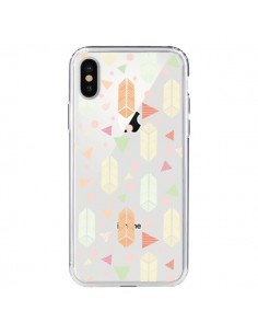 Coque iPhone X et XS Arrow Fleche Azteque Transparente -...