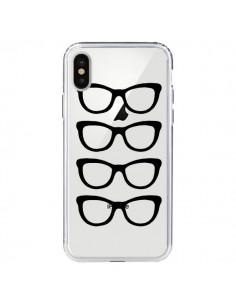 Coque iPhone X et XS Sunglasses Lunettes Soleil Noir...