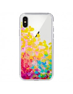 Coque iPhone X et XS Creation in Color Jaune Yellow...