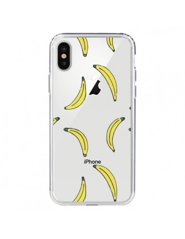 Coque iPhone X et XS Bananes Bananas Fruit Transparente - Dricia Do