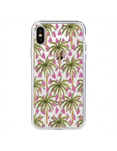 Coque iPhone X et XS Palmier Palmtree Transparente -...