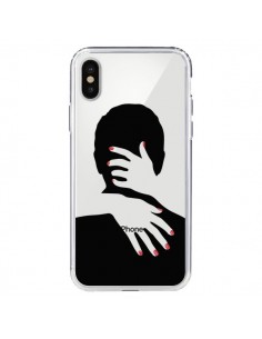 Coque iPhone X et XS Calin Hug Mignon Amour Love Cute...