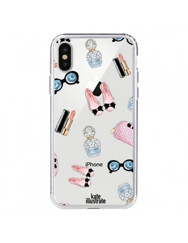 Coque iPhone X et XS Essential Beautiful Belle Essentiel Transparente - kateillustrate