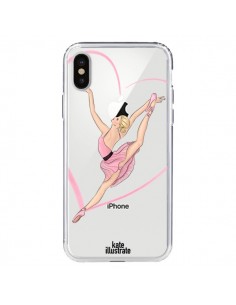 Coque iPhone X et XS Ballerina Jump In The Air Ballerine...