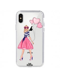 Coque iPhone X et XS Legally Blonde Love Transparente -...